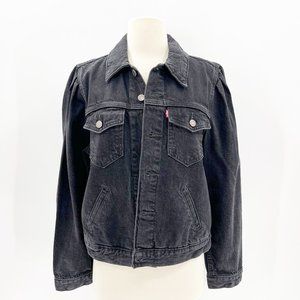 NWT Levi’s Black Denim Jacket Size M
